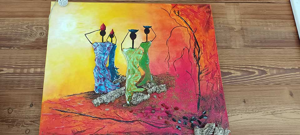 cours de peinture atelier artistique Rumilly