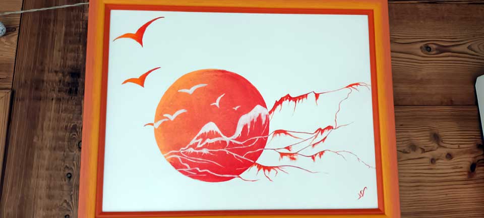 cours de peinture Rumilly Seyssel Haute Savoie