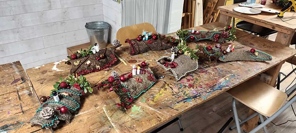 Objets décoratifs de Noël 