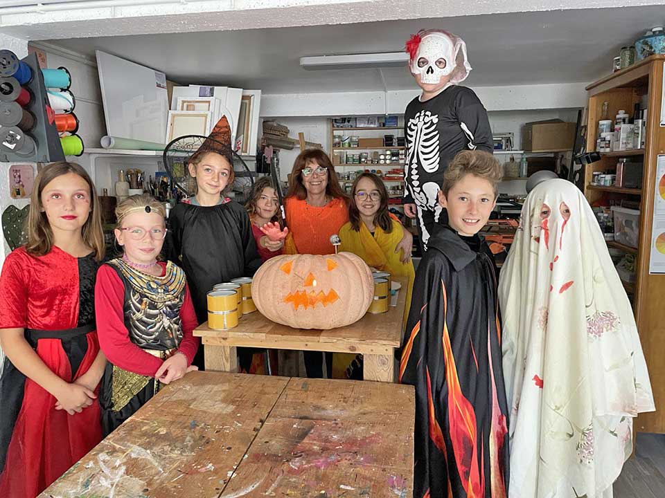 préparation fête Halloween Moye Rumilly